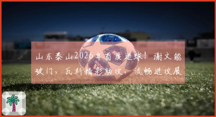 山东泰山2026年首度进球！谢文能破门，瓦科精彩助攻，流畅进攻展现