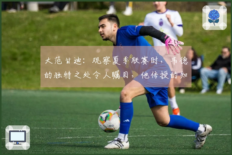 大范甘迪：观察夏季联赛时，韦德的独特之处令人瞩目，他传授的知识迅速被消化吸收